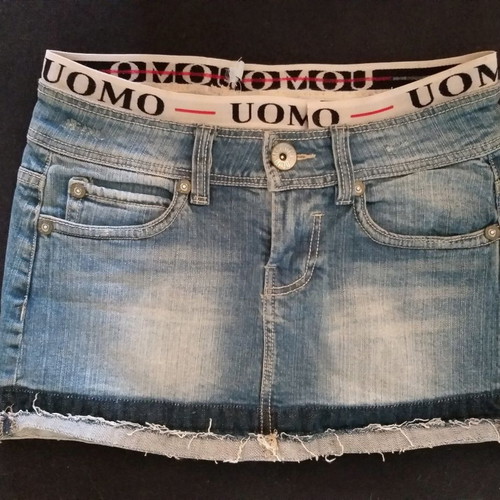 Jean skirt used, size 36