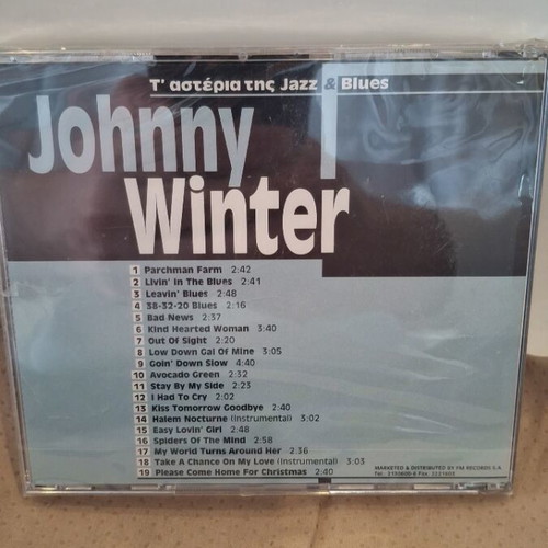 Johnny Winter CD καινούργιο, rock blues