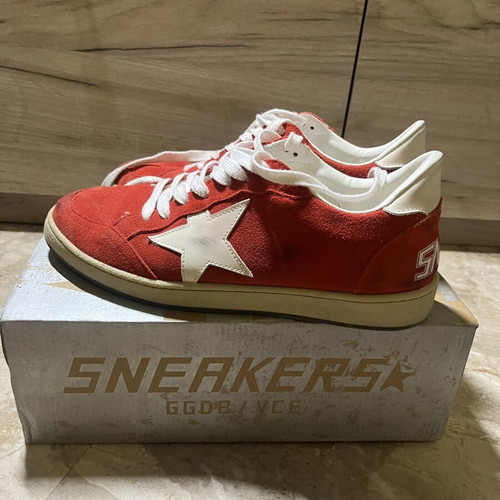 Golden Goose sneakers size 42, red