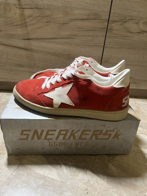 Golden Goose sneakers size 42, red