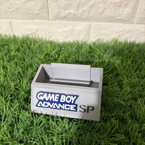 Game Boy Advance SP stand, 3D printed