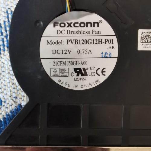 Dell Optiplex 390 790 990 SFF PC Foxconn PVB120G12H-P01 CPU Cooling Fan used