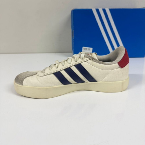 Adidas VL Court 3.0 sports shoes used, size 38, white and gray