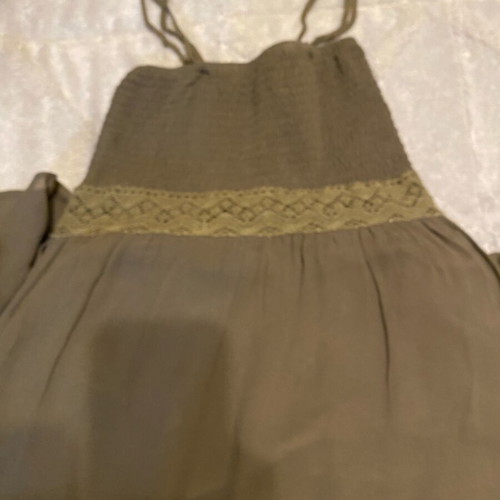 Zini long dress like new, khaki