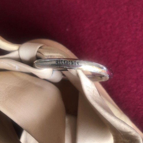 Allsaints leather sandals used, size 36, beige