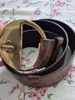 Diesel belt, brown, unisex, original