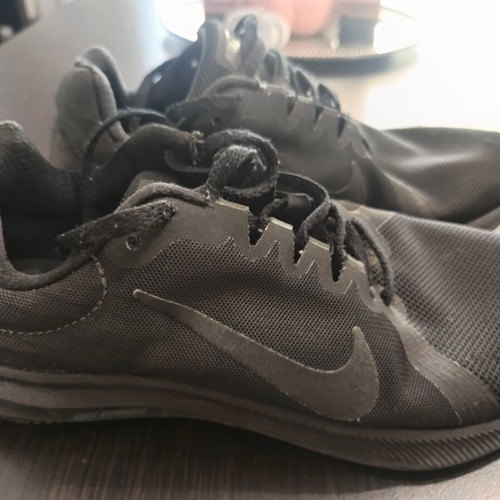 Nike running women's athletic shoes, black, size 38.5