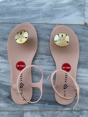Katy Perry Geli Boho Sandals Size 39 New, Sand Dollar Tan