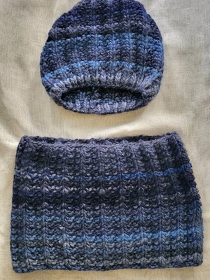 Scarf and hat set like new