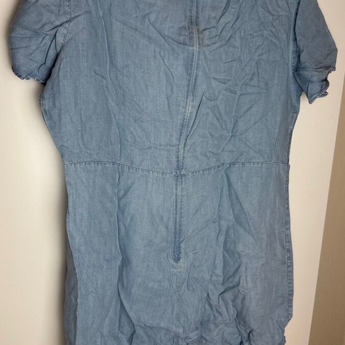 Zara denim playsuit used, light blue, size XL