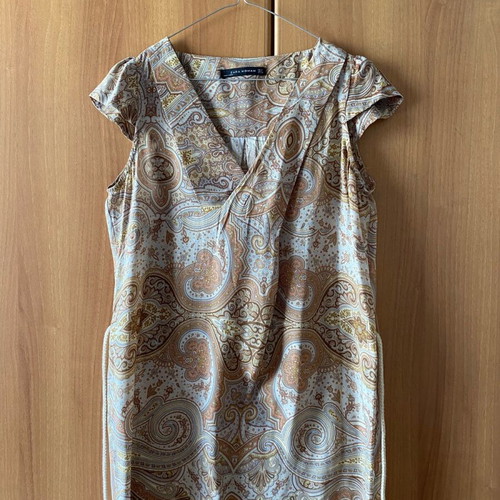 Zara women's tunic new with paisley pattern, size M