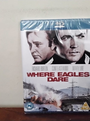 Where Eagles Dare Blu-Ray new with Greek subtitles