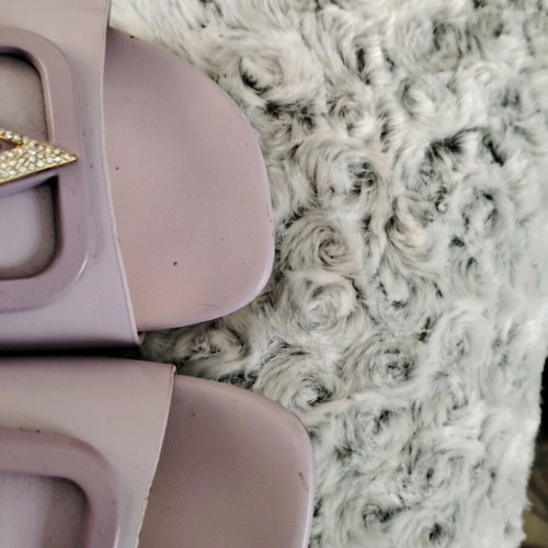 Purple mules used, size 40