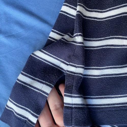Polo Ralph Lauren striped navy blue and white shirt, like new, size S
