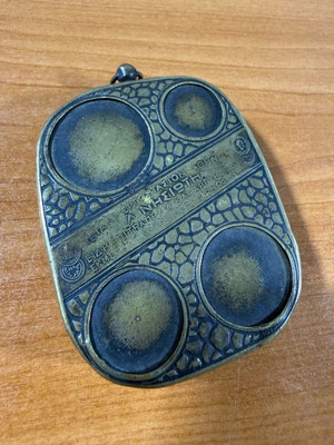 Old Greek coin holder used