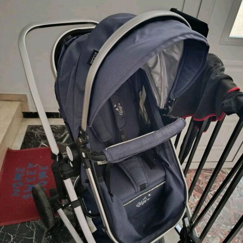 Kangaroo Gigi baby stroller used, blue with 3 positions