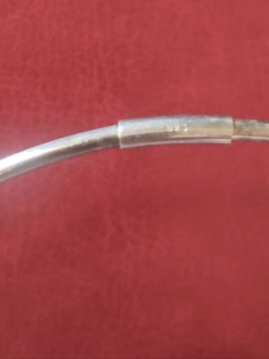 Silver 925 neck wire, 14g, 45cm circumference
