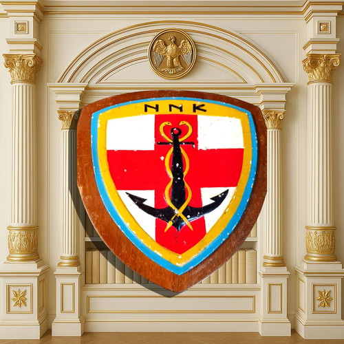 Military plaque used from Naval Hospital of Crete