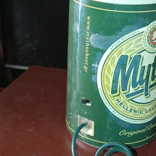 Mythos phone shaped like a can used