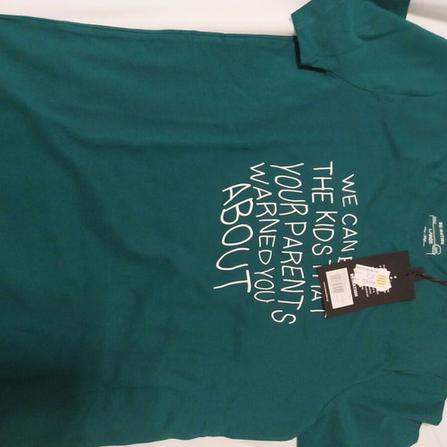 Short-sleeve T-shirt 12 years new, green, size 152 cm