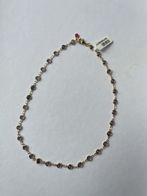 Necklace with pink stones new, Anna Maria Mazaraki