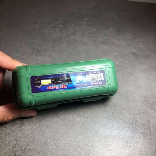 Pocket flashlight rechargeable with 4 modes excellent condition