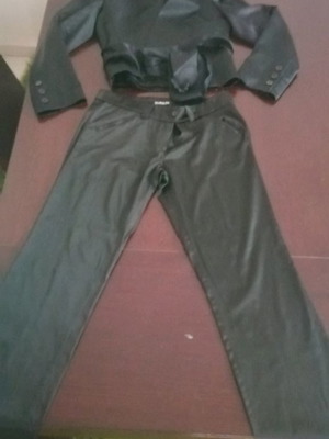 Satin suit used, Anna Riska jacket and Toi Mon Toi trousers