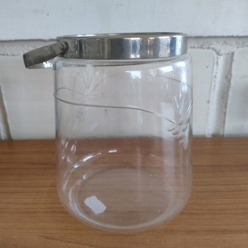 Storage container used, multipurpose, ice bucket, candle holder