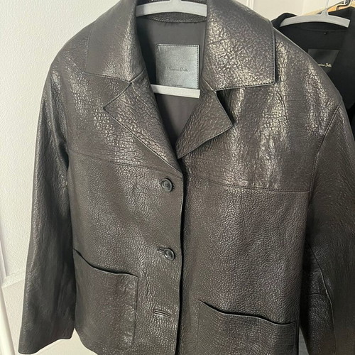 Massimo Dutti Sheep Leather Jacket like new, black, size S