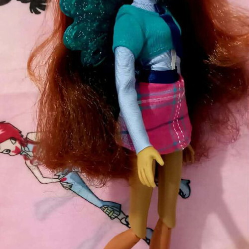Winx Club Aisha Layla Fairy School doll like new with wings and authentic outfit