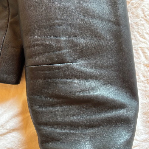 AllSaints Elora Women’s Leather Biker Jacket like new, black, size L