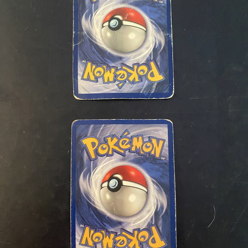 Vintage Pokemon Cards 1999 Base Set Ivysaur & Machoke used