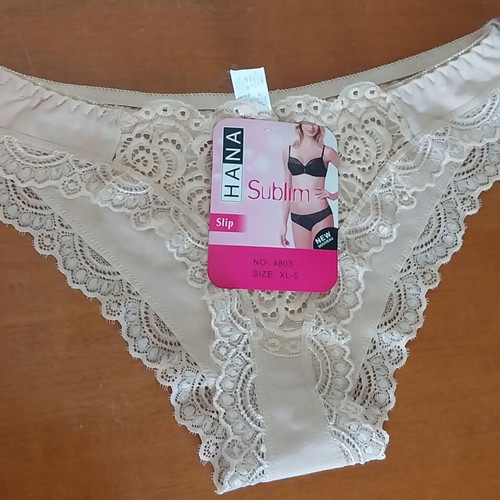 Hanna women's slip underwear new, beige, size M/L