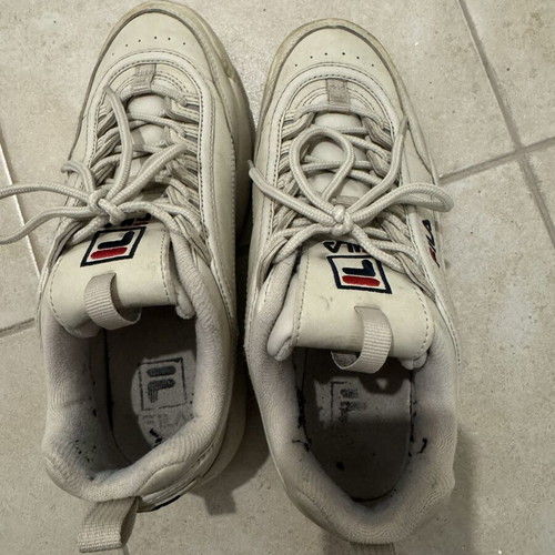 Fila athletic shoes like new, size 39, beige