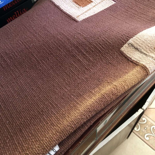 Chenille/cotton rug 140x200 like new with fading