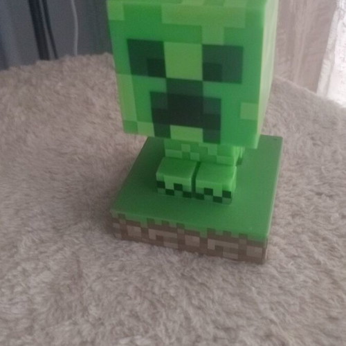 Minecraft Creeper figure like new, shiny