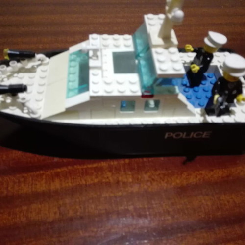 Lego 4010 Police Boat used vintage set 1987