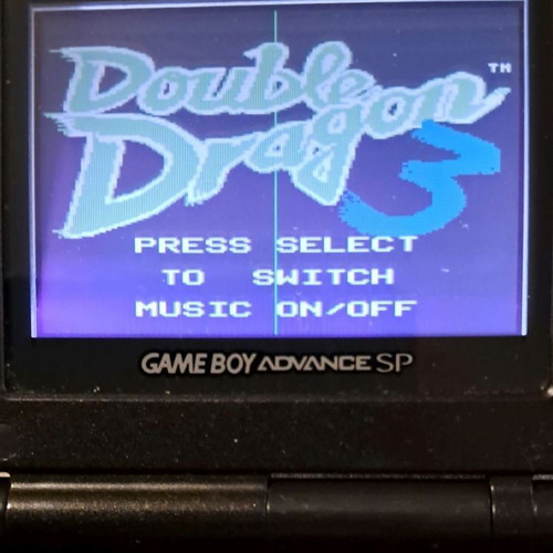 Double Dragon III Game Boy used, fighting, side-scrolling