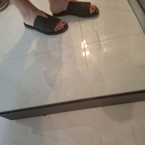 Tsakiris Mallas women's flat slippers black like new size 39