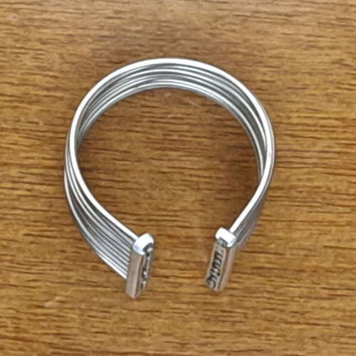 Silver 925 Ring Minimal Industrial Design like new