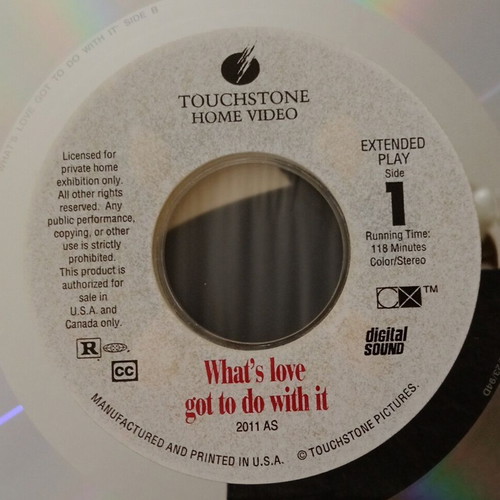 What's Love Got to Do with It LaserDisc like new, drama