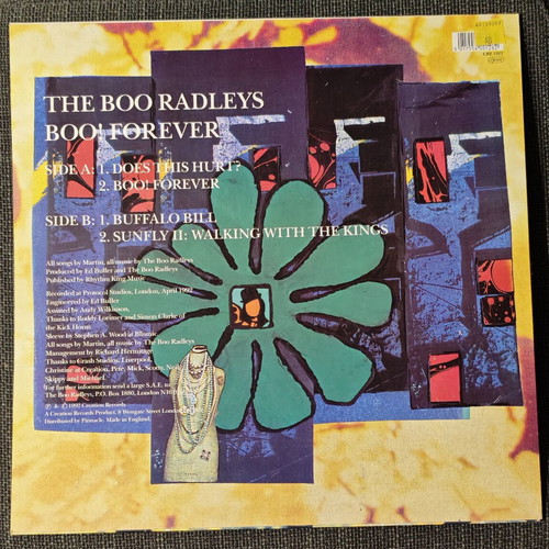The Boo Radleys Boo! Forever white vinyl like new UK 1st pressing