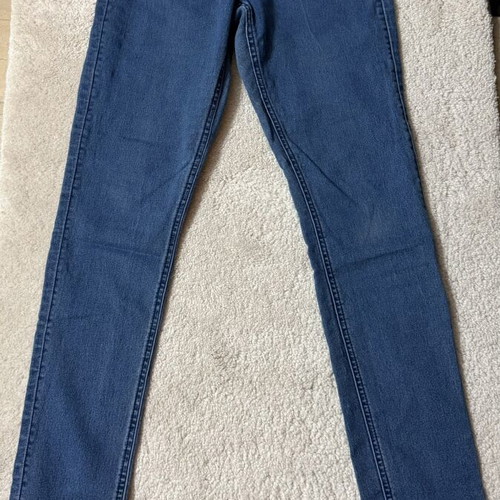 Skinny Jeans H&M used, size Small, blue, elastic fabric