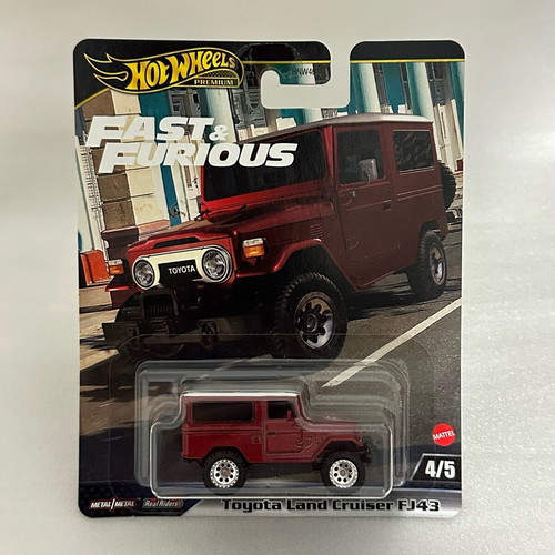 Hot Wheels Premium Fast & Furious Toyota Land Cruiser FJ43 Red new