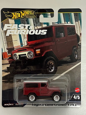 Hot Wheels Premium Fast & Furious Toyota Land Cruiser FJ43 Red new
