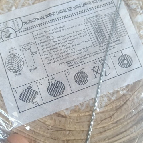 Paper lanterns like new, pack of 40