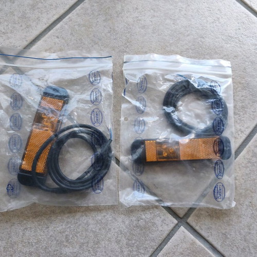 Dasteri yellow LED volume light 10-30V new, two pieces