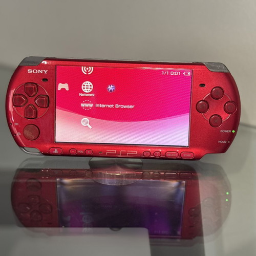 Sony PSP 3000 Radiant Red handheld console