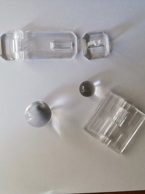 Plexiglass accessories new, hinges, latch, knobs