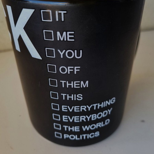 F-uck ceramic mug 885ml